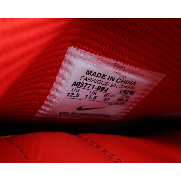 Nike Air Force One High NBY Red White Sneakers Mens Size 12.5 AQ3771-994 main image 4